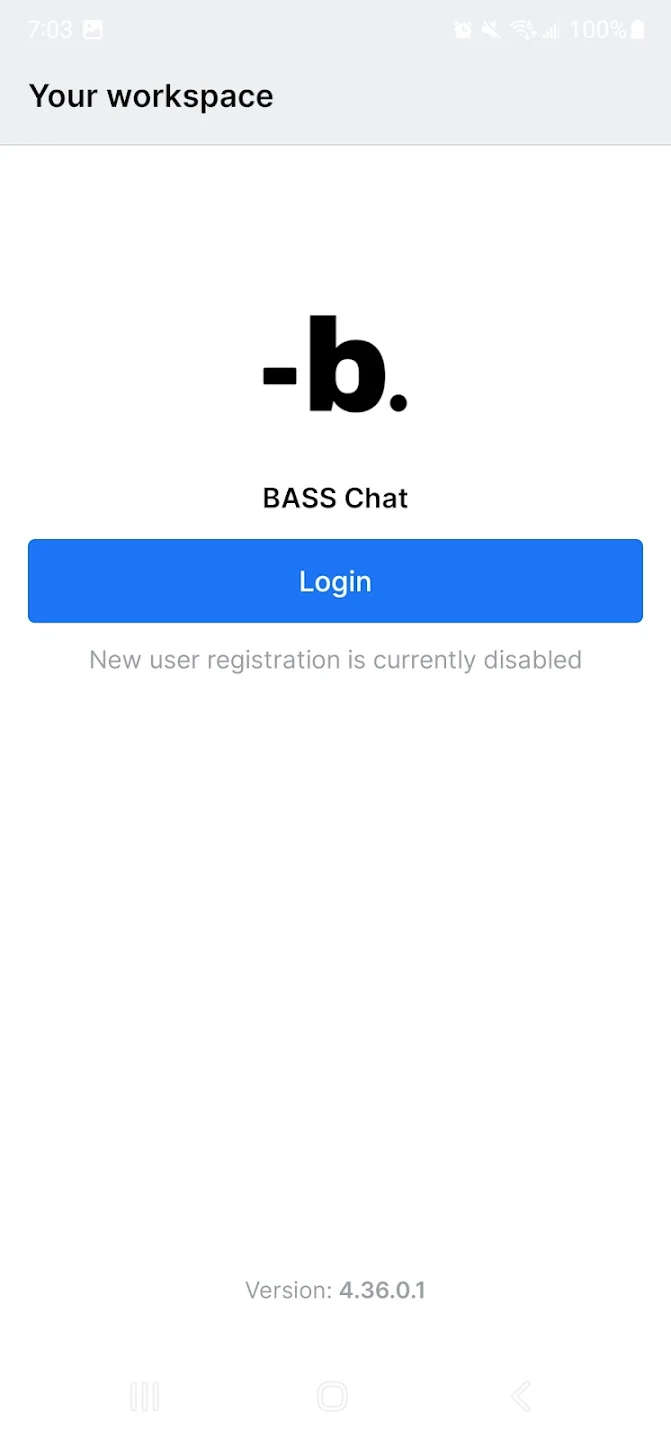 BASS Chat screenshot 1